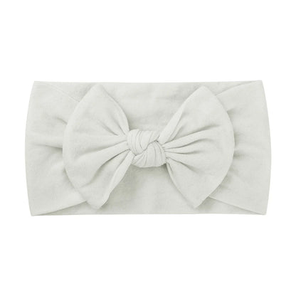 1 st baby nylon huvudduk astique lämplig nyfödd flicka blomma handgjort pannband elastiskt hårband turban småbarn håraccessoarer