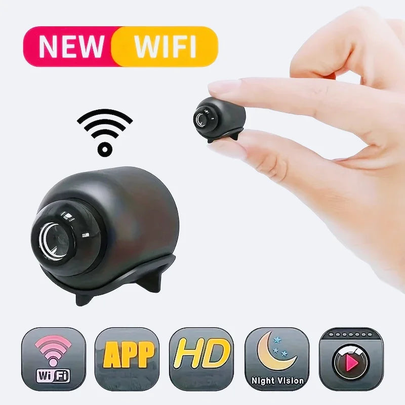 1080P HD Mini WiFi-kamera Inomhussäkerhet Säkerhetsövervakning Babymonitor Nattseende Videokamera IP-kamera Ljudvideoinspelare