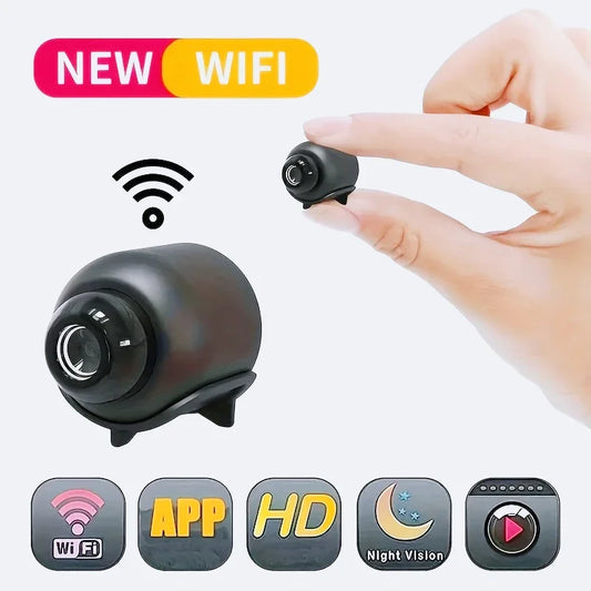 1080P HD Mini WiFi-kamera Inomhussäkerhet Säkerhetsövervakning Babymonitor Nattseende Videokamera IP-kamera Ljudvideoinspelare