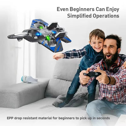 RC Flygplan Skum Stuntglider Elektrisk Jaktplan Fjärrstyrd Flygplan Helikopter 2.4G Radio Fallsäker Flygplan Leksaker Presenter