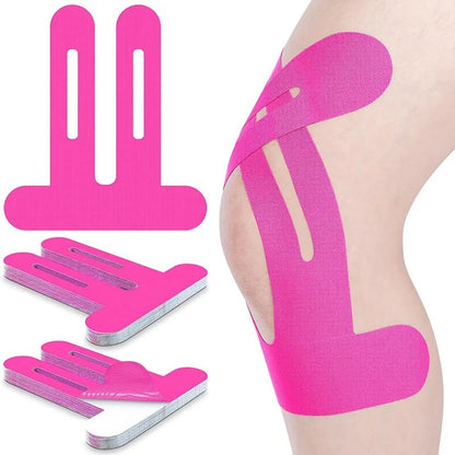 10 st. kinesiologitejper för knän, vattentät och andningsbar sporttejp, elastisk justerbar knäplast, för löpning, gym, vandring
