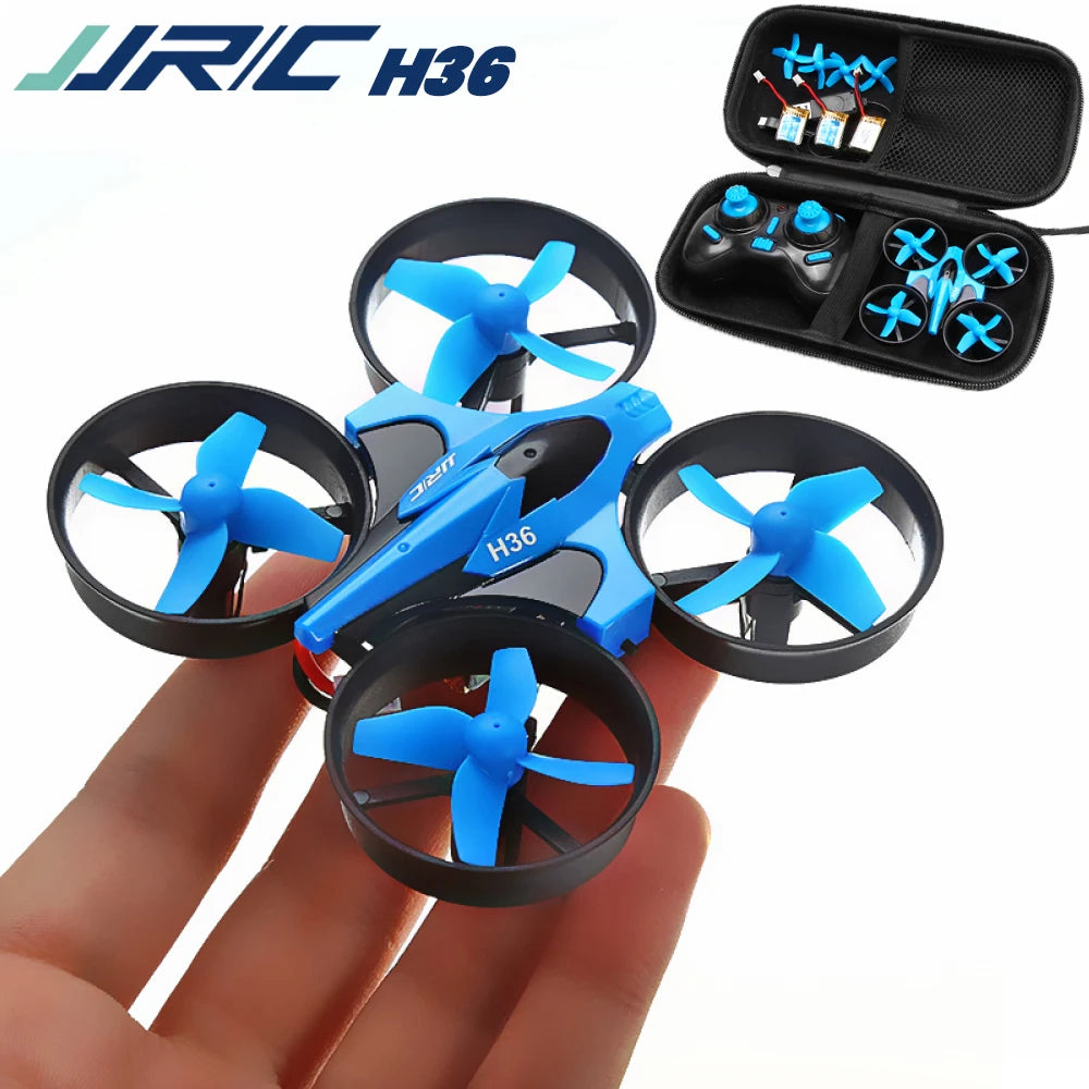 Jjrc H36 Mini RC Drönare 4-kanalig 6-axlig huvudlös helikopter med 360 graders vändbar fjärrkontroll, quadcopter, leksaker, minidrönare för barn