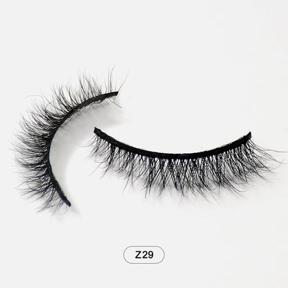 Makeup Minkfransar Fluffiga Mjuka Hela Lösögonfransar Naturliga Lösögonfransar Wispy Lash Extension