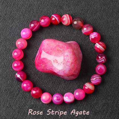 Naturlig drakeblodsten elastiska armband kvinnor män charm dinosaurie jaspis pärlor helande smycken yoga meditation armband gåva