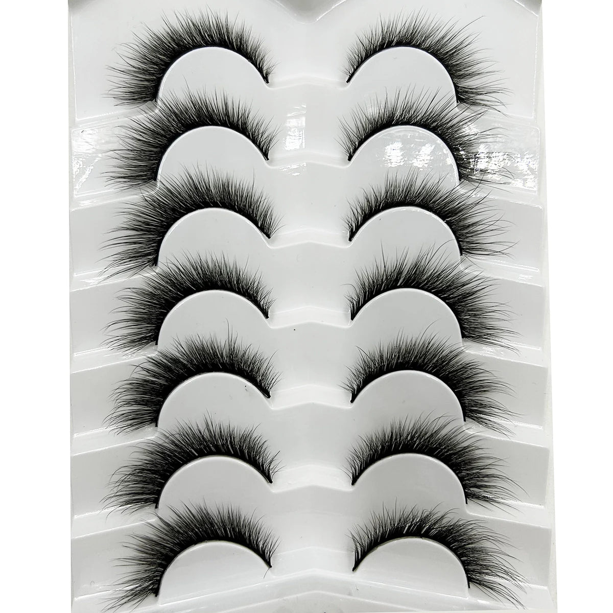 38 stilar 5 par ögonfransar naturliga 3D mink lösögonfransar smink lösögonfransar falska ögonfransar falska cils smink skönhetsverktyg grossist