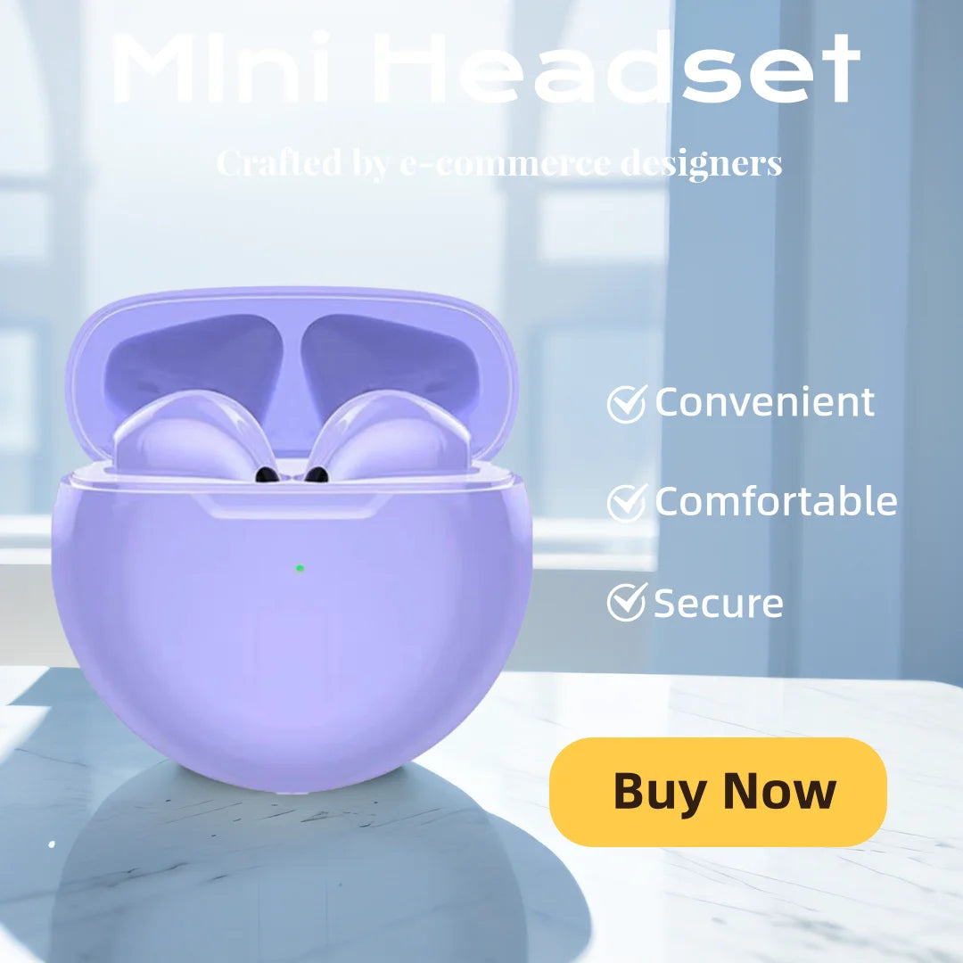 Mini Bluetooth-headset trådlöst bärbart hörlurshandsfree-kommunikationshörlurar med mikrofon för mobiltelefonhörlurar