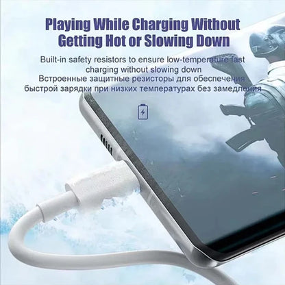 QCMAX 1-3 st 10A 100W Typ C Supersnabb Laddningskabel Datakabel För Huawei OPPO vivo iQoo Snabbladdning USB C Kablar