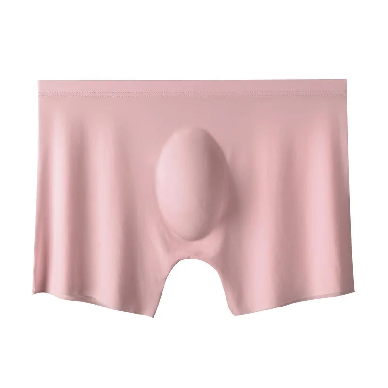 1 st. herrtrosor boxershorts issiden sömlösa sexiga underkläder herrkalsonger herr ultratunna andningsbara boxershorts L-4XL