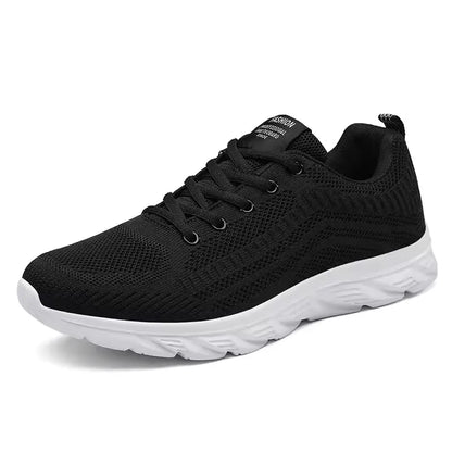 Sport Herr Löpning Joggingskor Casual Sneakers Utomhus Snörning Andningsbara Mesh Lätta Tennis Utomhus Promenader Storlek 39-46