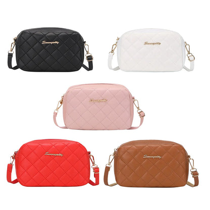 2024 Tofs Liten Messengerväska För Dam Trend Lingge Broderi Kamera Kvinnlig Axelväska Mode Kedja Dam Crossbody Väskor