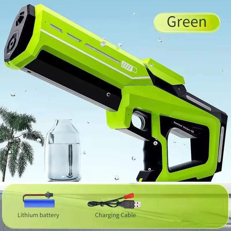 42 cm elektriska vattenpistoler för vuxna högtrycksautomatisk absorberande vattenpistol sommar utomhus strandpoolleksaker för barn presenter