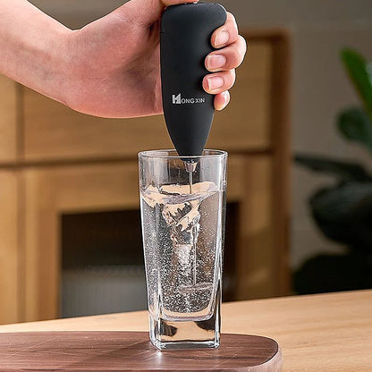 Elektrisk visp Bärbar handhållen mixer Kaffe Mjölkrörare Köksredskap Rostfritt stål Mjölkskummare