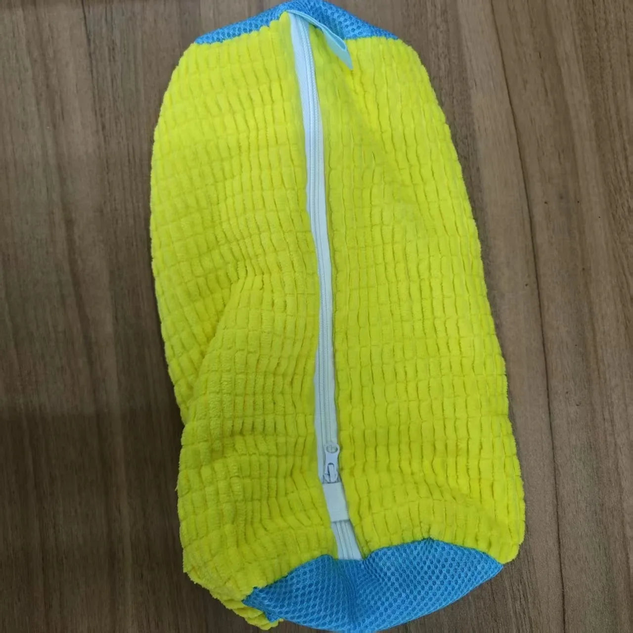 Tvättpåse för skor, vadderad nätpåse, skyddsfodral för skor, fluffiga fibrer, polyester, tvättpåse för skor i tvättmaskin, torkpåsar, 1 st